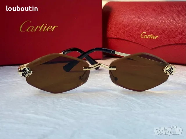 Cartier 2024 дамски слънчеви очила ромб 3 цвята, снимка 9 - Слънчеви и диоптрични очила - 47762983