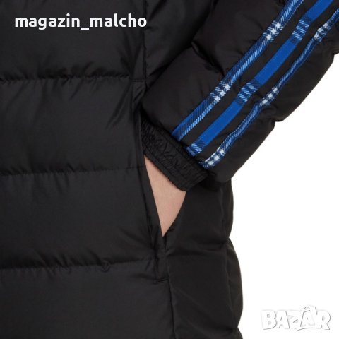 Мъжка Спортна Шуба - ADIDAS Tiro Long Down Hooded Parka Jacket; размер: XS, снимка 7 - Якета - 43988201