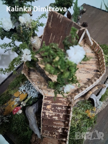 Ръчно изработена къщичка на дърво., снимка 7 - Декорация за дома - 52147724