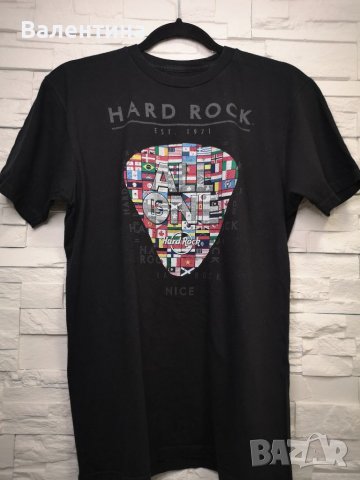 Разпродажба! Hard rock vintage мъжка/дамска/унисекс маркова тениска Nice, M, снимка 2 - Тениски - 36886711