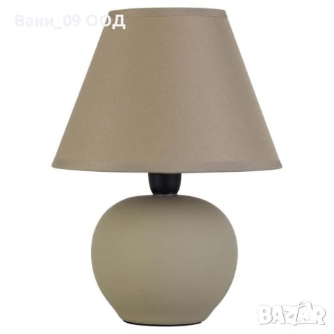 Бежова нощна лампа, снимка 2 - Настолни лампи - 43004162