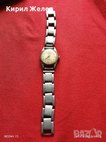 Стар механичен часовник дамски Заря СССР 17 камъка за КОЛЕКЦИЯ ДЕКОРАЦИЯ 47986, снимка 5 - Антикварни и старинни предмети - 50107774