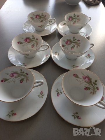 Фини качествени баварски порцеланови чаши за чай или кафе, снимка 1 - Чаши - 43501786