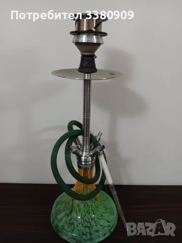 WD Hookah G30-2 Yellow-Green НЕМСКО КОМПЛЕКТ НАРГИЛЕ, снимка 1 - Наргилета - 48843696