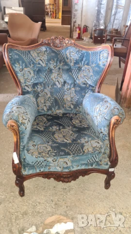 барокова холова гарнитура, снимка 4 - Дивани и мека мебел - 50699445