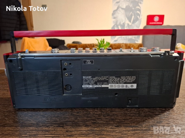 Продава се касетофон Sharp QT27H(R). , снимка 6 - Радиокасетофони, транзистори - 52563407