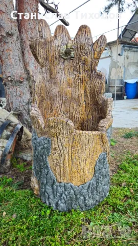 Градински чешми от щампован бетон