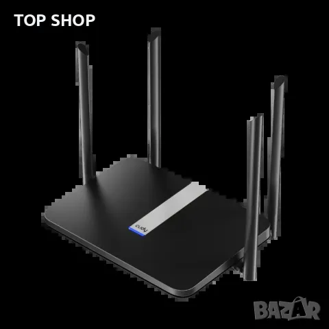 AX1800 Gigabit Mesh Wi-Fi 6 рутер, снимка 4 - Рутери - 48758648