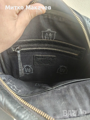 кожена чанта в мн добро състояние 