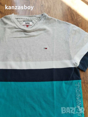 Tommy Hilfiger - страхотна мъжка тениска L, снимка 3 - Тениски - 51021280