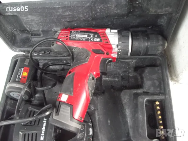 Бормашина "Einhell - TE-CD 12 X-Li" акумулаторна работеща, снимка 5 - Бормашини - 50393502