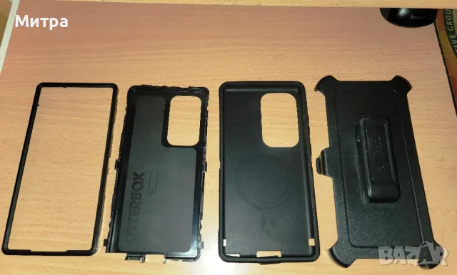 Оригинален удароустойчив каучуков калъф Otterbox за Samsung S25 ULTRA черен, снимка 5 - Калъфи, кейсове - 50273920