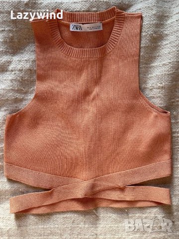 ZARA плетен топ , снимка 1