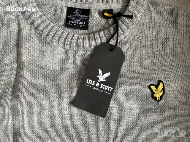 LYLE AND SCOTT оригинален мъжки пуловер XL внос Англия, снимка 2 - Пуловери - 48245271