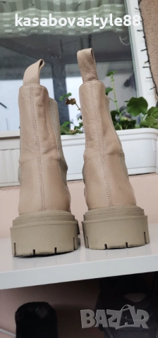 Дамски ботуши Zara 38н.Естествена кожа , снимка 12 - Дамски ботуши - 52055516