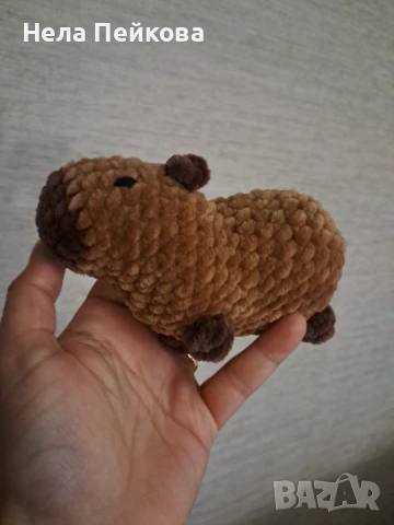 Капибара плюшена играчка, снимка 6 - Плюшени играчки - 51121375