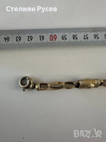 30.58гр 63см мъжки златен ланец версаче / златно колие / синджир / ланец / злато / златен / GOLD 585, снимка 7 - Колиета, медальони, синджири - 52028580