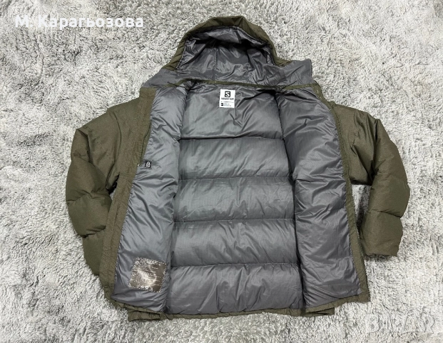 Пухено яке Salomon Down Hooded Jacket, Размер XXL, снимка 4 - Якета - 52894059