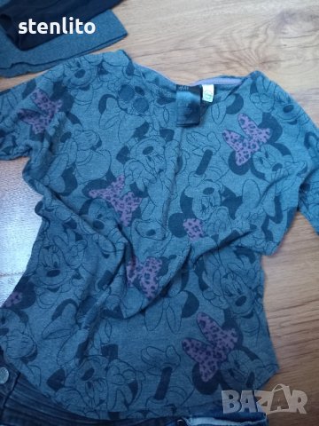 блузка на Disney с принт Мини Маус р-р 134/140, снимка 1 - Детски Блузи и туники - 43451351