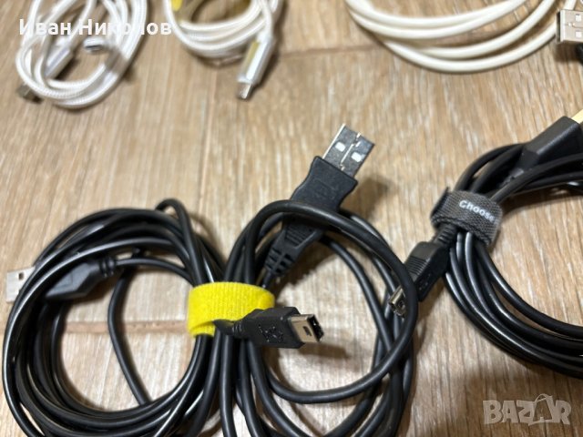 Кабели: iphone, Android, USB- mini hdmi, чинч, жак и др. , снимка 3 - USB кабели - 43980842