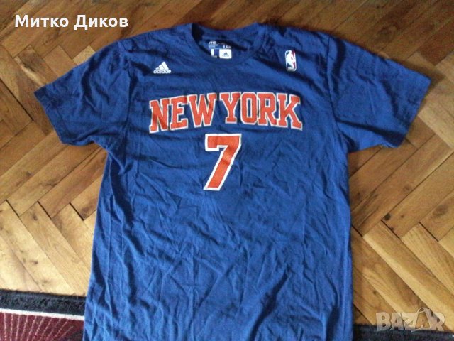 Тениска баскетбол  на Carmelo Anthony #7 New York Kniks NBА 2013 Adidas размер Л