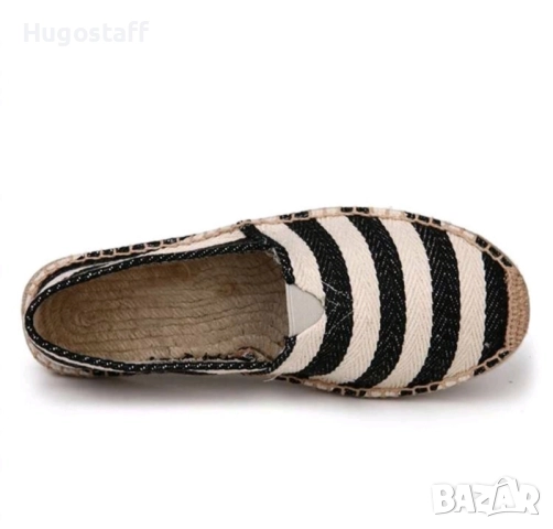 Нови Оригинални мъжки еспадрили обувки с конопена подмека 46/47, снимка 4 - Мокасини - 51780716
