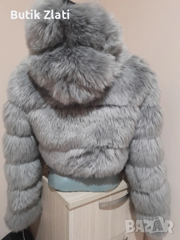 Дамско пухено яке, снимка 2 - Якета - 52040265