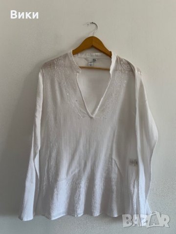 H&M Бяла риза, снимка 1 - Ризи - 26976344