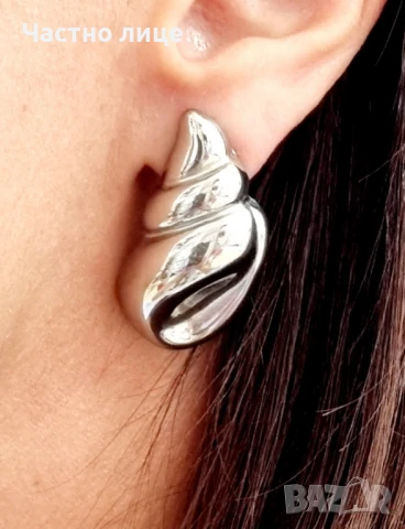 Обеци от медицинска стомана , снимка 2 - Обеци - 50864053