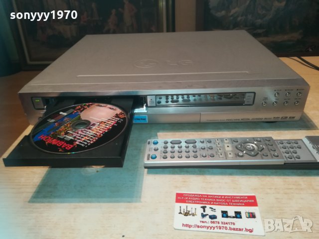 lg rh4810v hdd/dvd recorder+remote 0304211225, снимка 2 - Плейъри, домашно кино, прожектори - 32407416