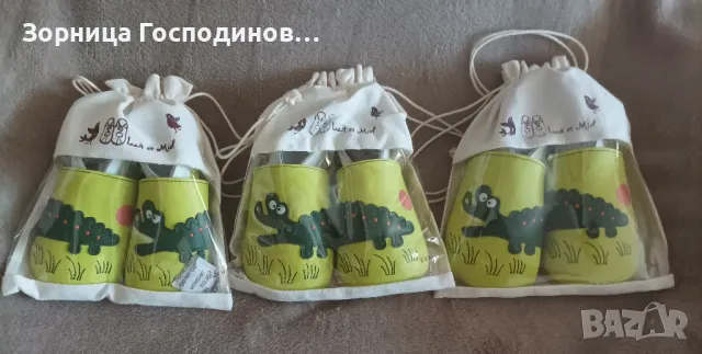 Продавам нови детски пантофки на френската фирма Lait et Miel