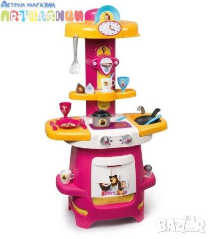 Детска кухня Smoby - Маша и Мечока Smoby 310710 /ПРЕОЦЕНЕНА/