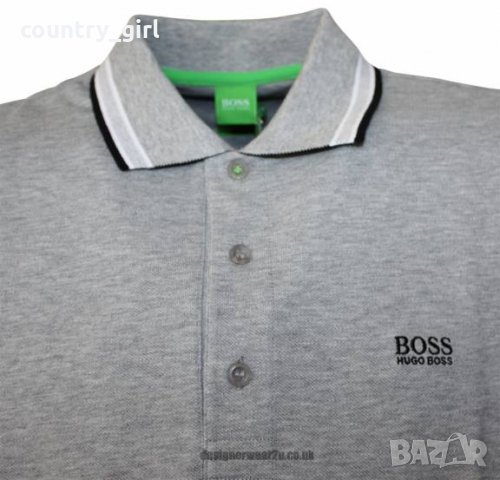 Hugo Boss Green Label Paddy Grey Polo Shirt - страхотна мъжка тениска, снимка 1 - Тениски - 28812250