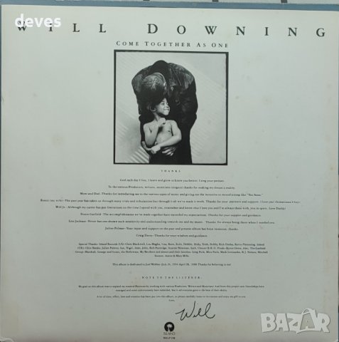 Will Downing – Come Together As One, снимка 3 - Грамофонни плочи - 43951281