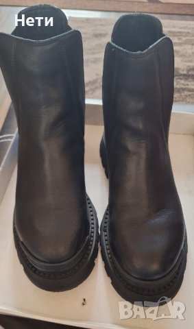 Дамски зимни,кожени боти!, снимка 4 - Дамски боти - 43163668