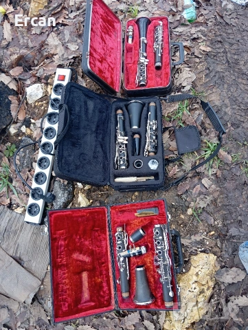 кларинети запазени с куфарите