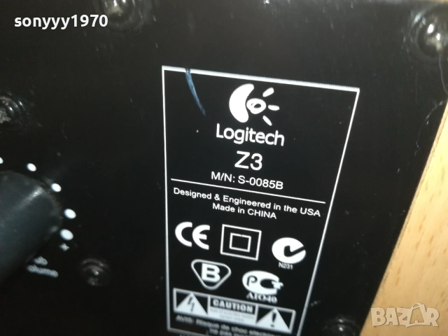 LOGITECH Z-3 БУФЕР С УСИЛВАТЕЛ И 2 КОЛОНИ 0811252011LCHERY2, снимка 16 - Тонколони - 52345383