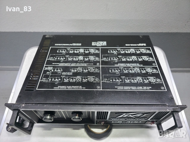 Професионален стерео усилвател  Peavey CS-400. 2х200, снимка 2 - Ресийвъри, усилватели, смесителни пултове - 53566185