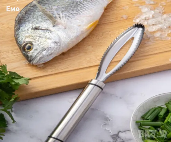 Белачка за люспи от риба от неръждаема стомана, снимка 7 - Аксесоари за кухня - 48556541