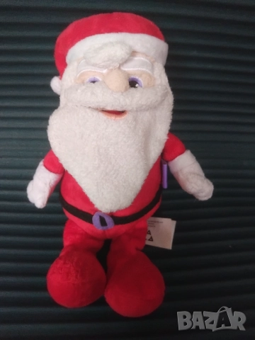 Milka 100% оригинална Коледна играчка - Дядо Коледа, снимка 3 - Плюшени играчки - 51968184