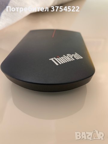 Мишка Lenovo ThinkPad X1 Wireless Touch Mouse, оптична ), безжична, снимка 3 - Клавиатури и мишки - 43846036