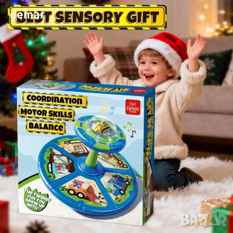 Lehoo Castle - играчка за сядане и въртене с динозавърска тематика, снимка 8 - Образователни игри - 52413243