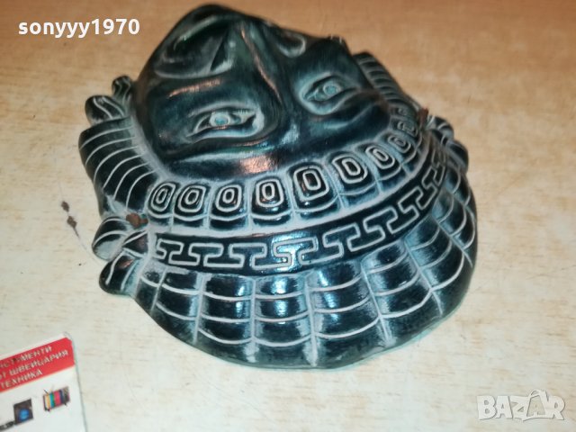 АНТИЧНА МАСКА ВНОС ОТ ГЪРЦИЯ 2912211727, снимка 4 - Антикварни и старинни предмети - 35270484