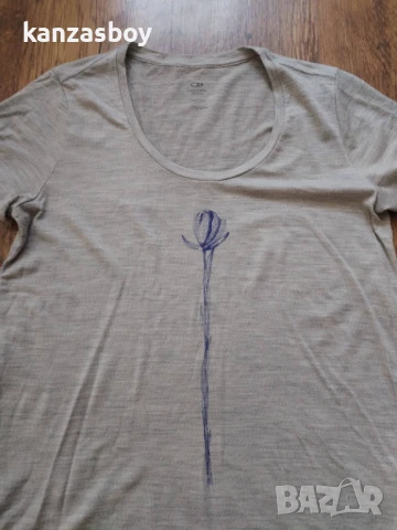 icebreaker - страхотна дамска тениска L, снимка 2 - Тениски - 51339941