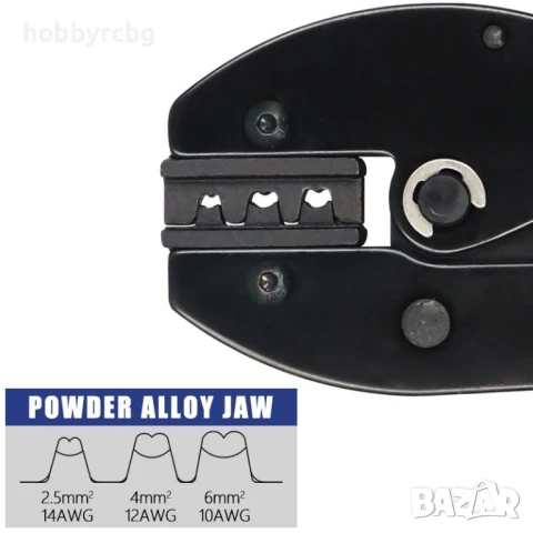 Клещи за кримпване на фотоволтаични кабели 2.5мм, 4мм, 6мм, 14-10AWG, снимка 5 - Клещи - 50738343