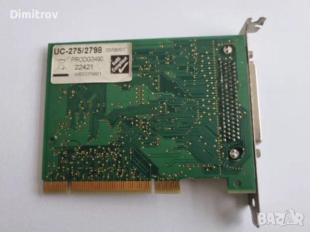 UC-275/279B Brainboxes 8 Port PCI RS232 Serial Card, снимка 2 - Други - 48642677