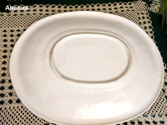 Комплект съд за сервиране и плато от Италия , снимка 5 - Чинии - 51826445