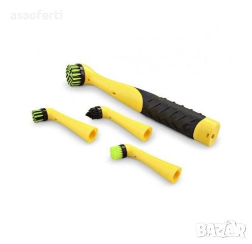 ✨ Комплект "Clean It" – Електрическа Четка за Почистване с 4 Сменяеми Глави (Без Кабели), снимка 13 - Други - 52791769