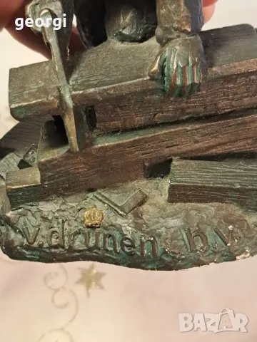 холандска статуетка на дърводелец  7/4, снимка 6 - Статуетки - 49854880