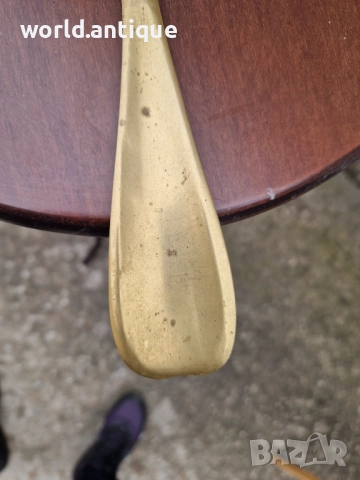 Английска антикварна бронзова обувалка , снимка 5 - Антикварни и старинни предмети - 52270118